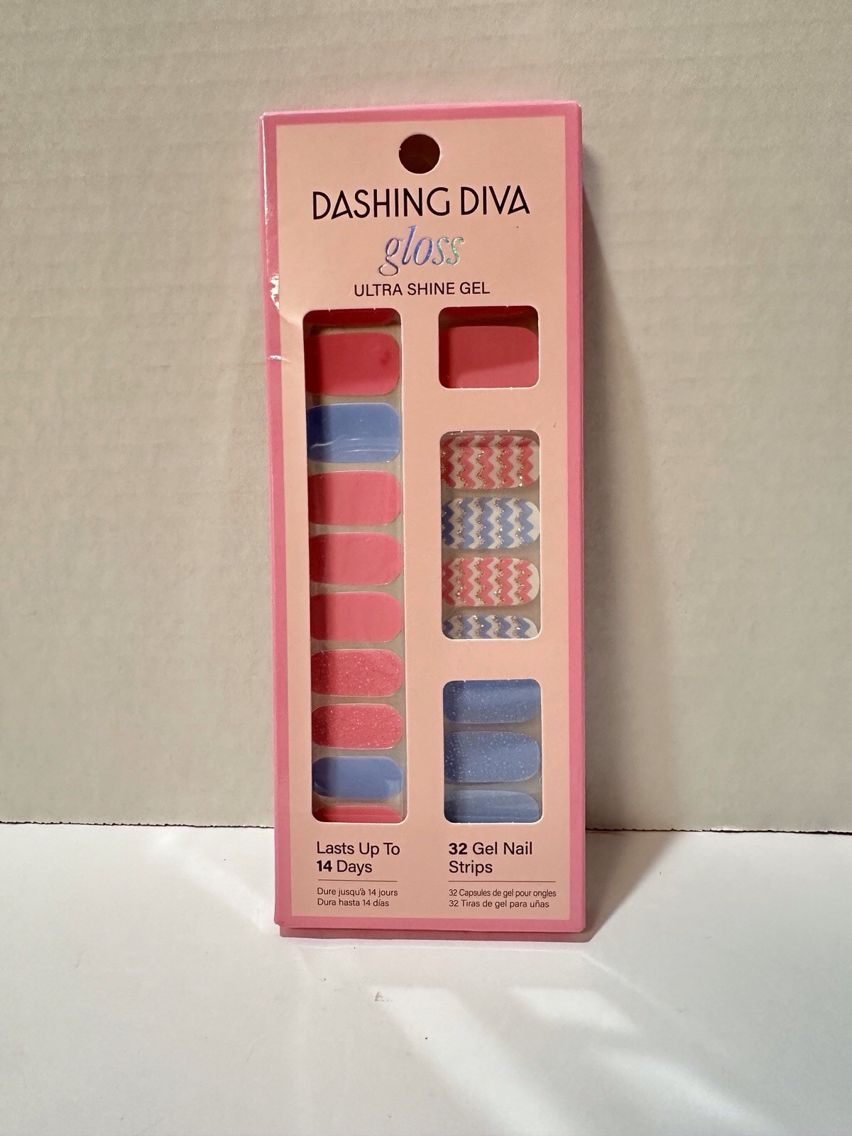 Lot Of 8 Pack Of Dashing Diva Gloss Ultra Shine Gel Palette Nail Strips NEW