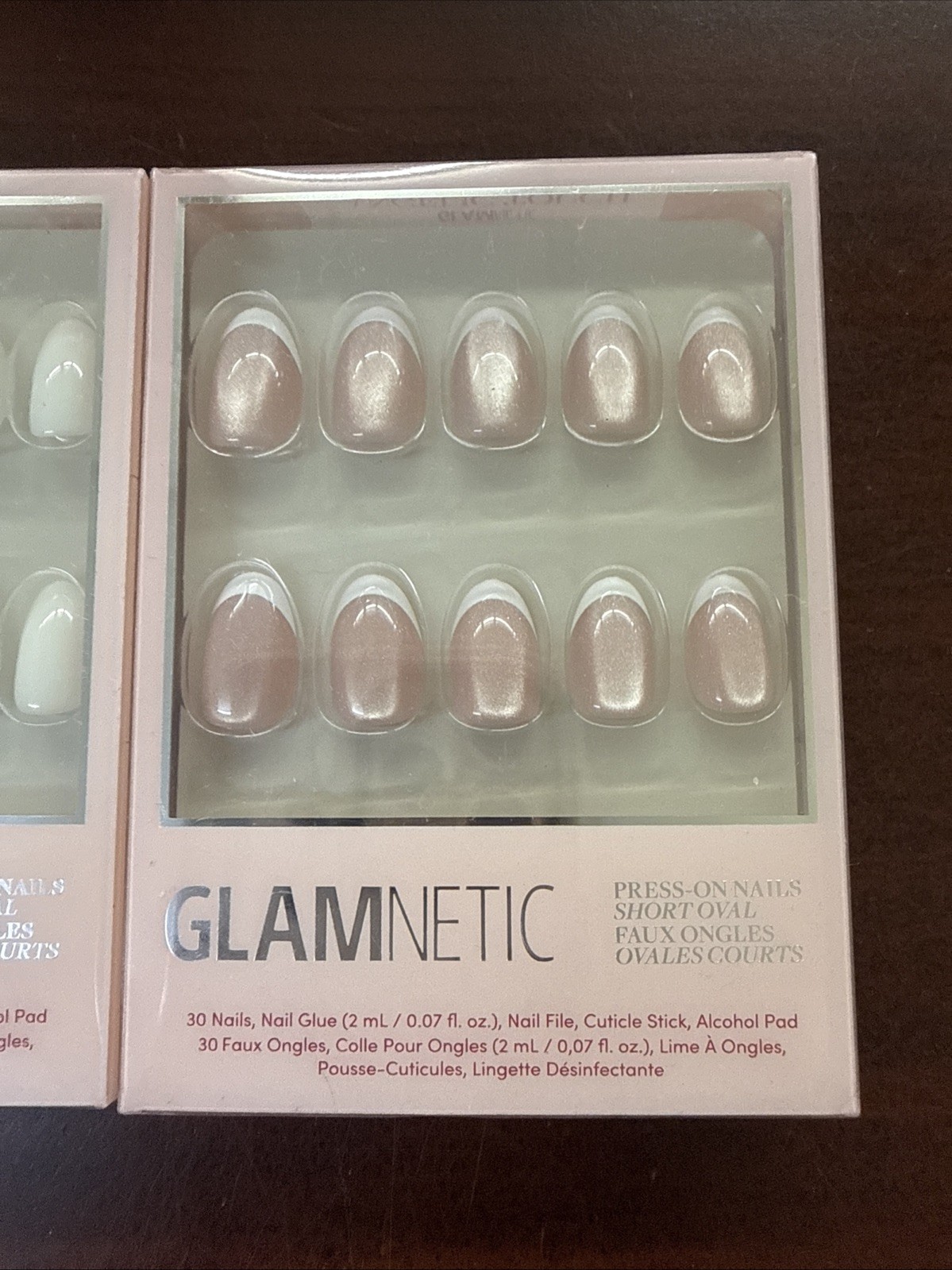 Lot of 3 Sets of Glamnetic Press-On Nails Short Oval