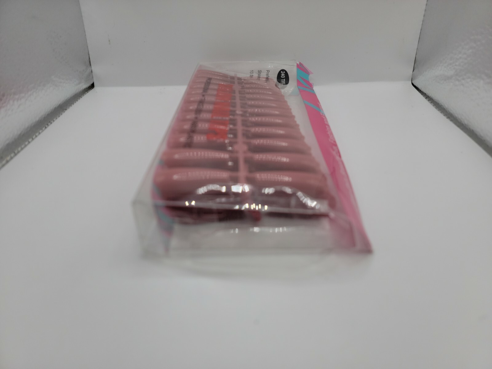 240pcs Coffin Press on Nails Long False Nails Ballerina Full Cover Coffee