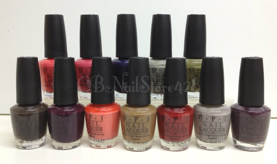Discontinued- OPI Nail Lacquer – TOURING AMERICA Collection – Choose Any Shade