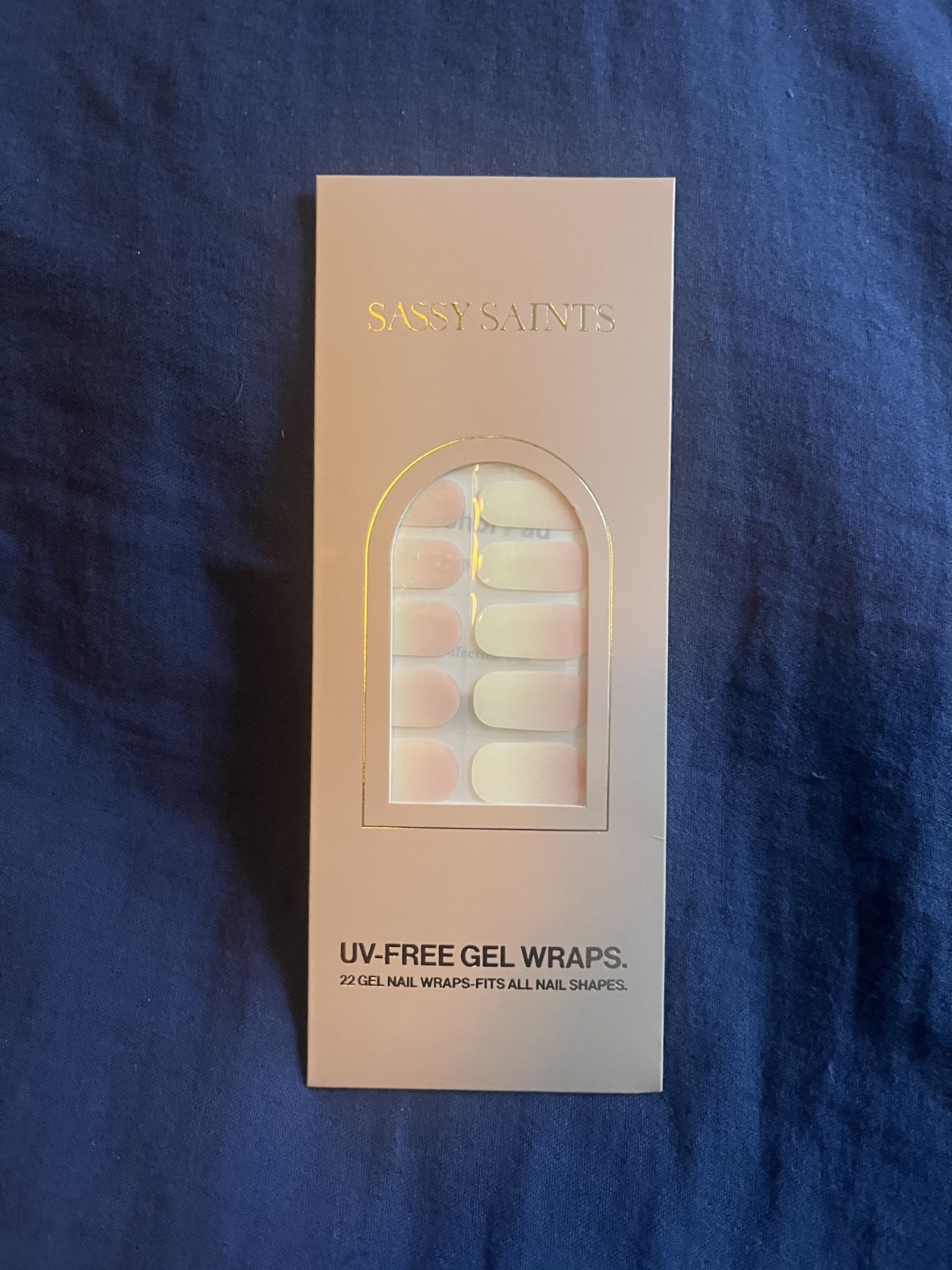Sassy Saints UV Free Gel Nail Wraps- NEW Classic Ombre (QNL010126)