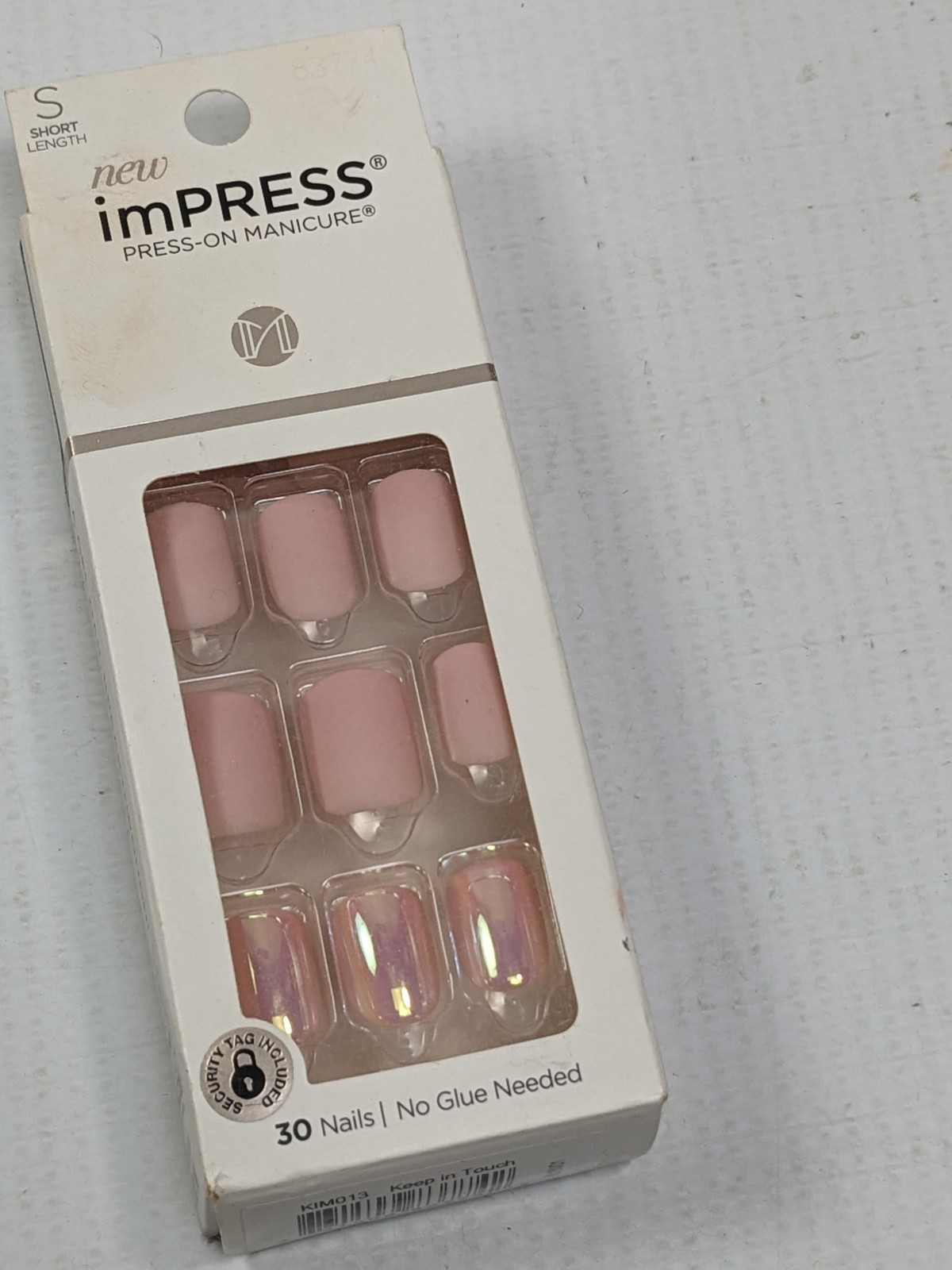Impress Press-on KIM013 30 Nails Short plus a Sally Hansen Vitamin E Cuticle Oil