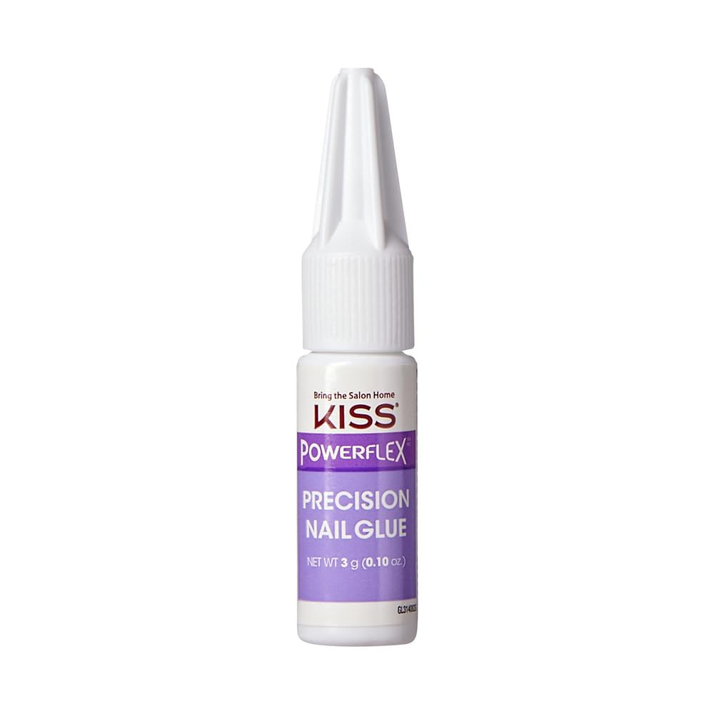 Powerflex Precision Nail Glue – Fast Drying Adhesive for Glue-On Nails & Repairs