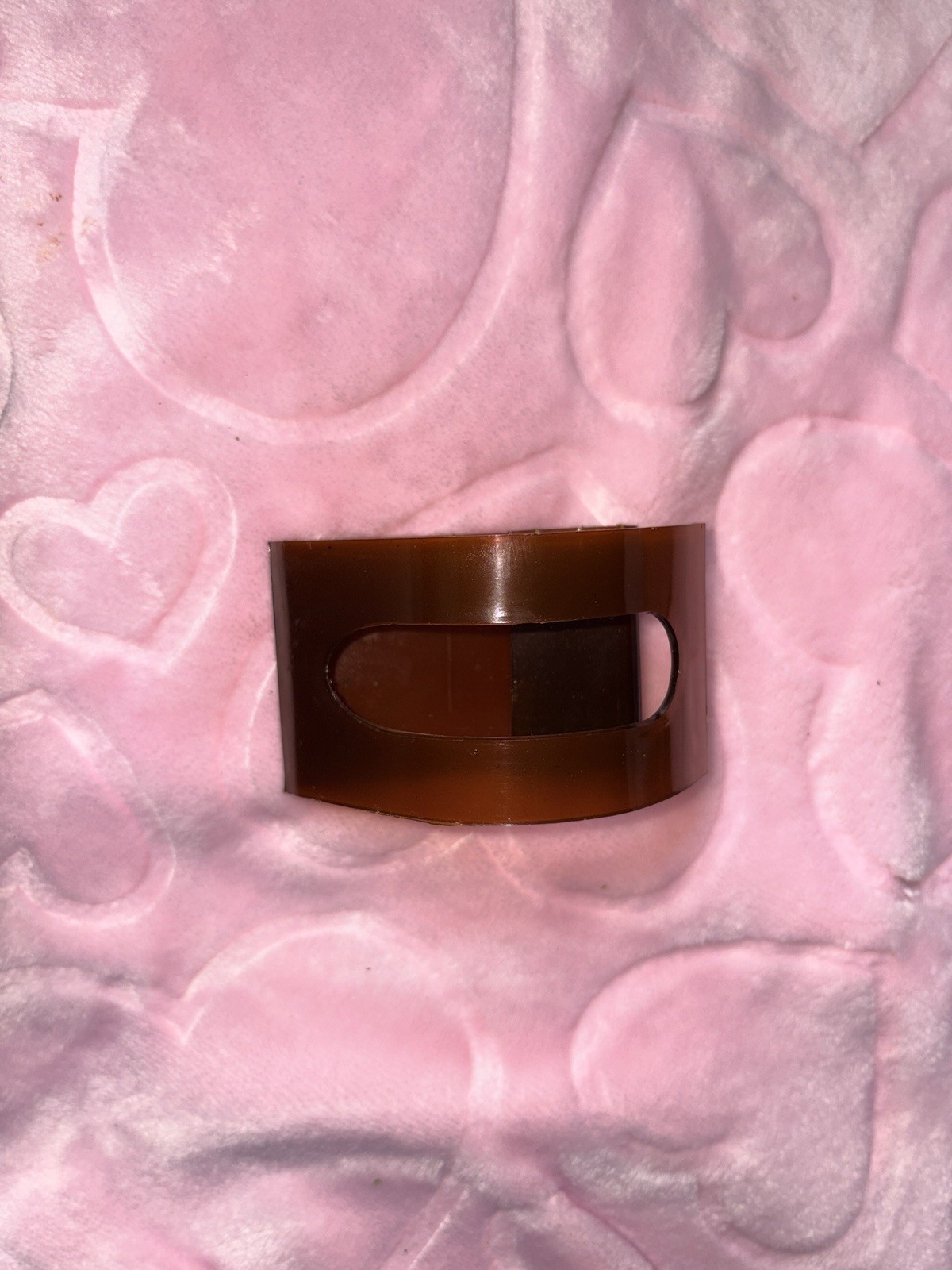 Tilt It 1980 Vintage Fingernail Polish Holder Brown Plastic Made in Hong Kong