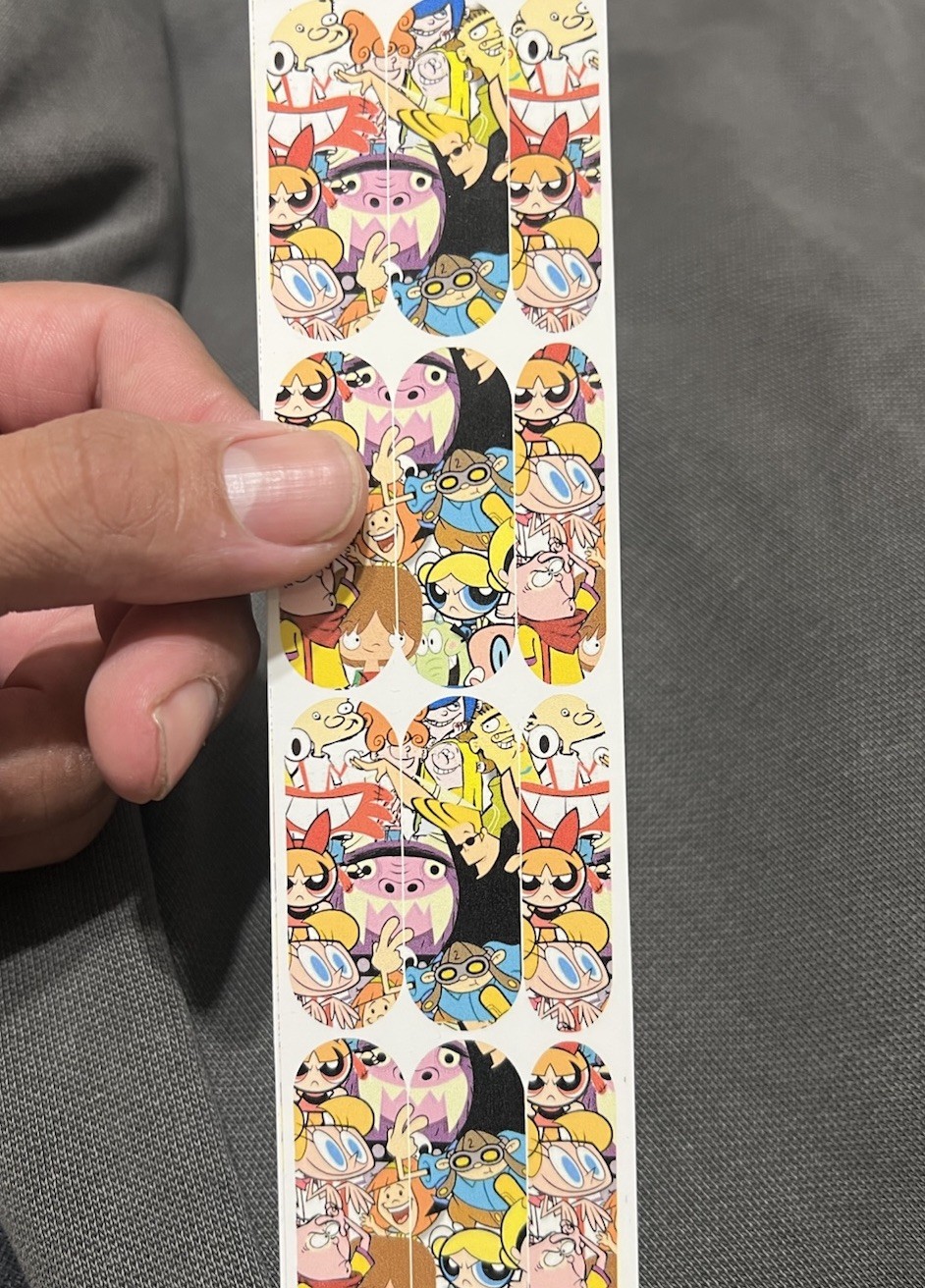 Nail Decals Power Puff Girls Blossom Bubbles Buttercup Water Slide Decals