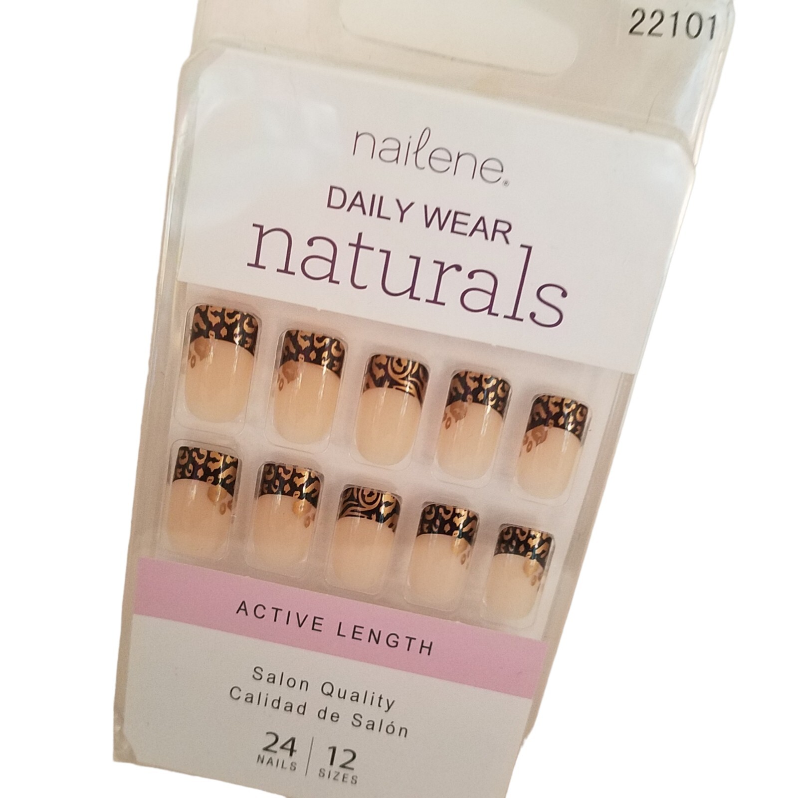 Nailene DAILY WEAR NATURALS Active Length Salon Quality 24 Nails 22101