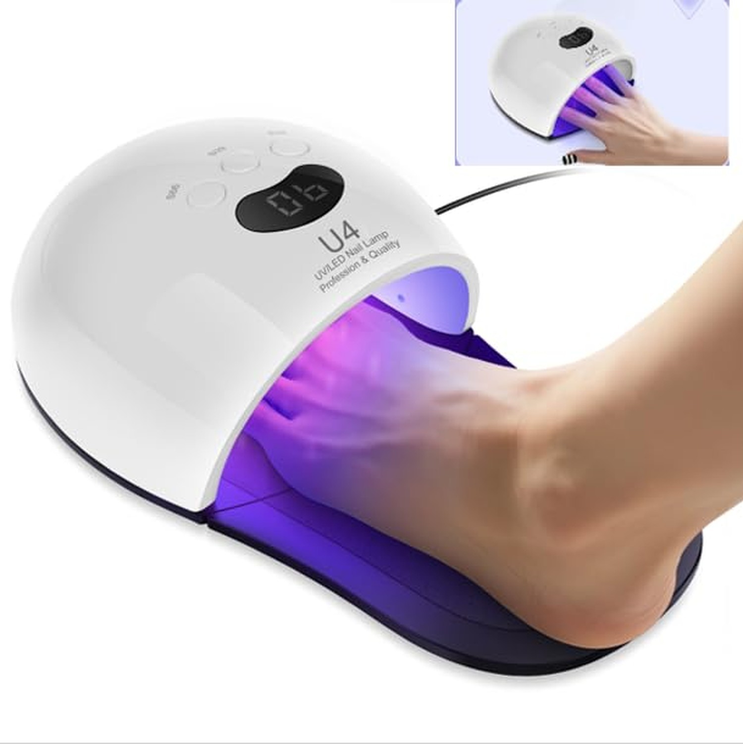 UV LED Nail Lamp,2 in 1 48W Nail Dryer for Gel Nail Polish UV Light… Fast Ship