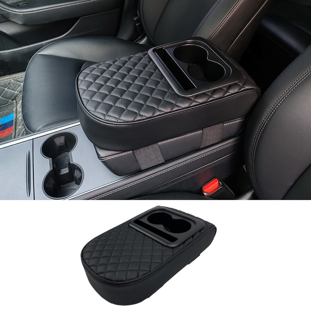 Auto Center Console Armrest Pillow, Memory Foam Car Armrest Cushion with7271