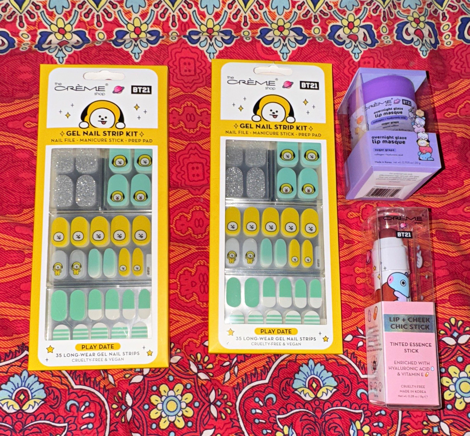 Brand New The Crème Shop x BT21 Beauty Bundle