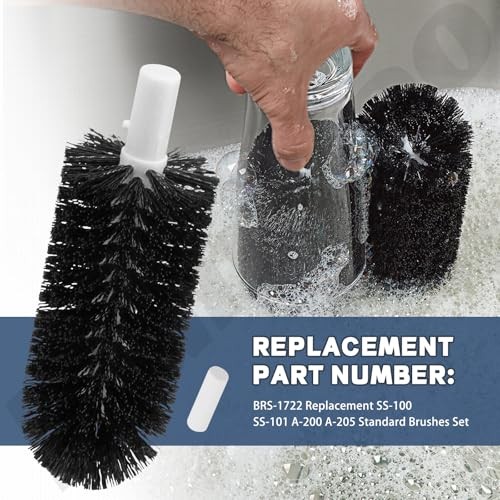 Glass Washer Replacement Brush Set Part BRS-1722 for Bar Maid Glass Washer SS