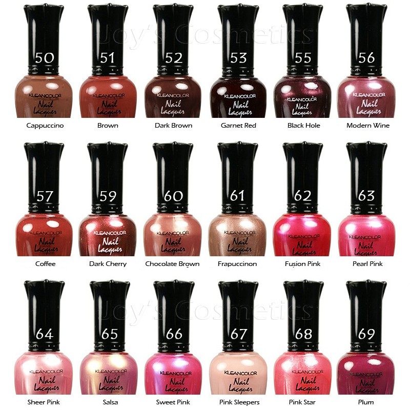 54 KLEANCOLOR Nail Lacquer (polish) ” Pick Your 54 Color” *Joy’s cosmetics*