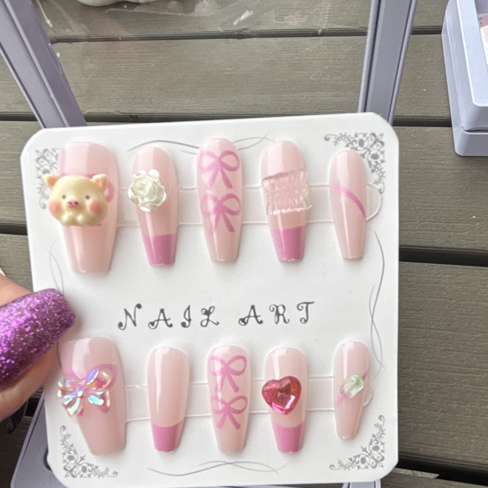 Coffin Press-On Nails