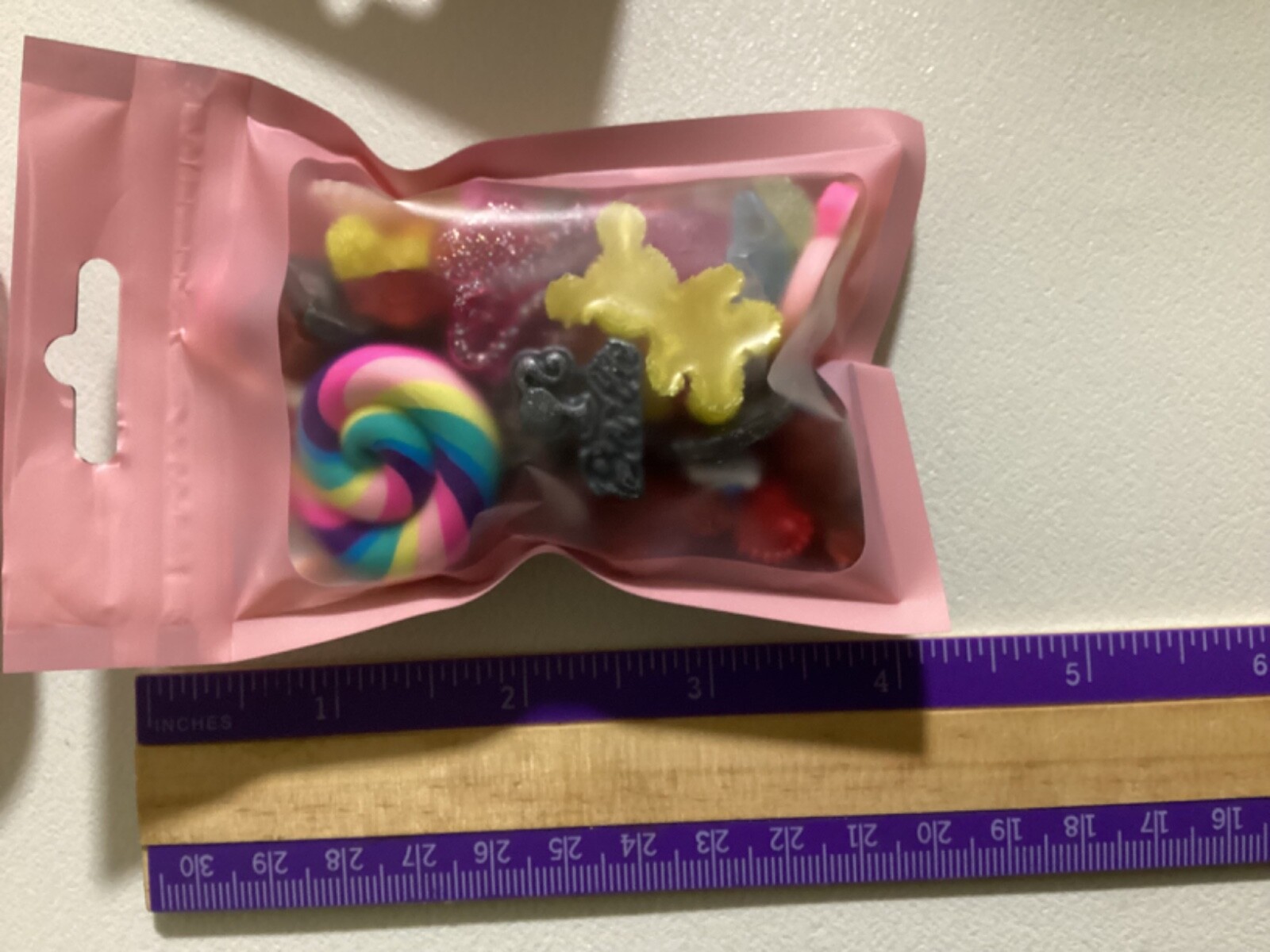 30pcs/bag 3D Nail Charms Candy Random Mixed Resin For Acrylic Nail Art lot