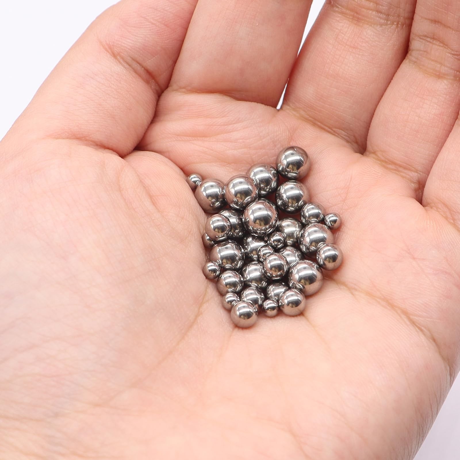 620pcs Bicycle Bearing Balls Metal Mixing Assortment Kit