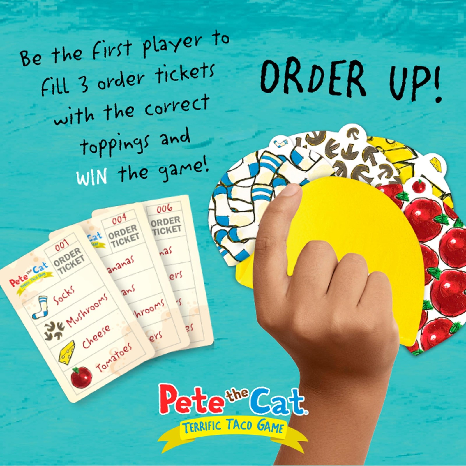 Briarpatch, Pete The Cat Terrific Taco Game, Based On Early One Size, Blue