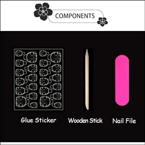 Press on Toenails Ombre Pink Fake Toe Nails Square False Toenails style23