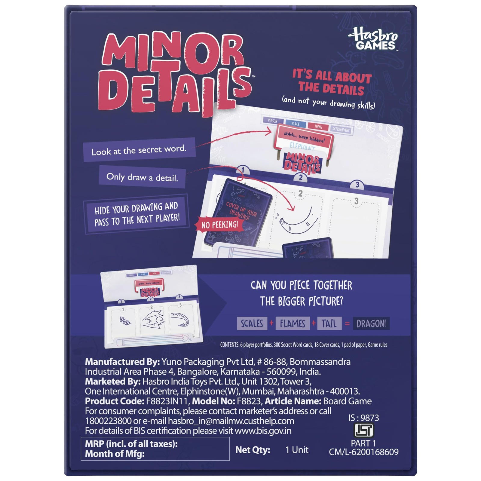 Minor Details Board Game | A Party 7.87 x 10.51 inches, Not Applicable