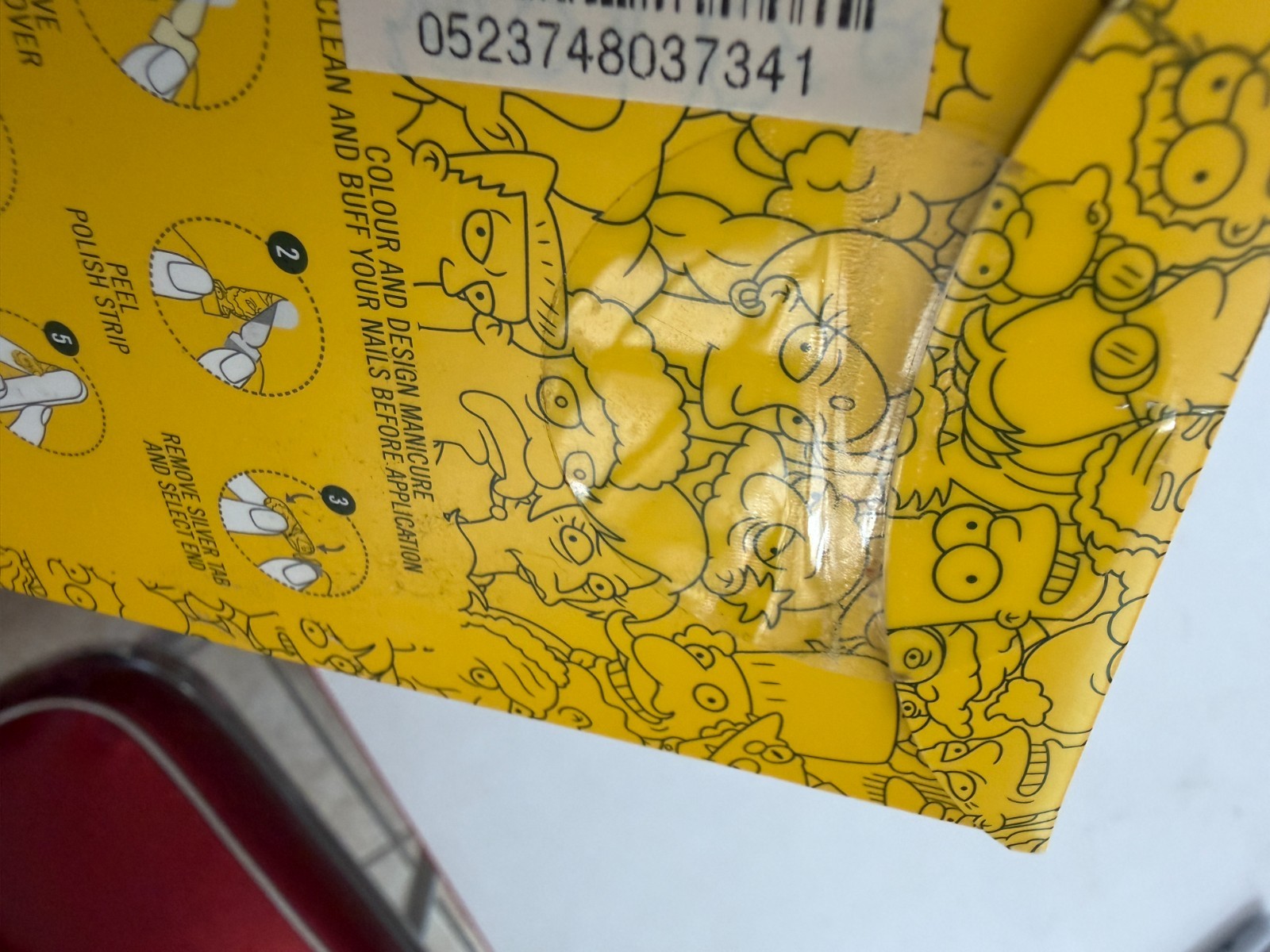 MAC The Simpsons Nail Stickers NEW in package