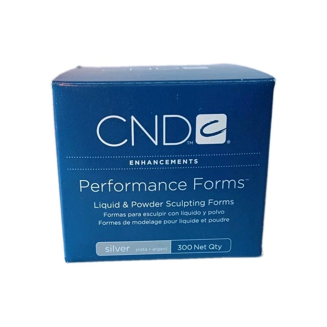 CND Performance Nail Forms 300 Count – Silver