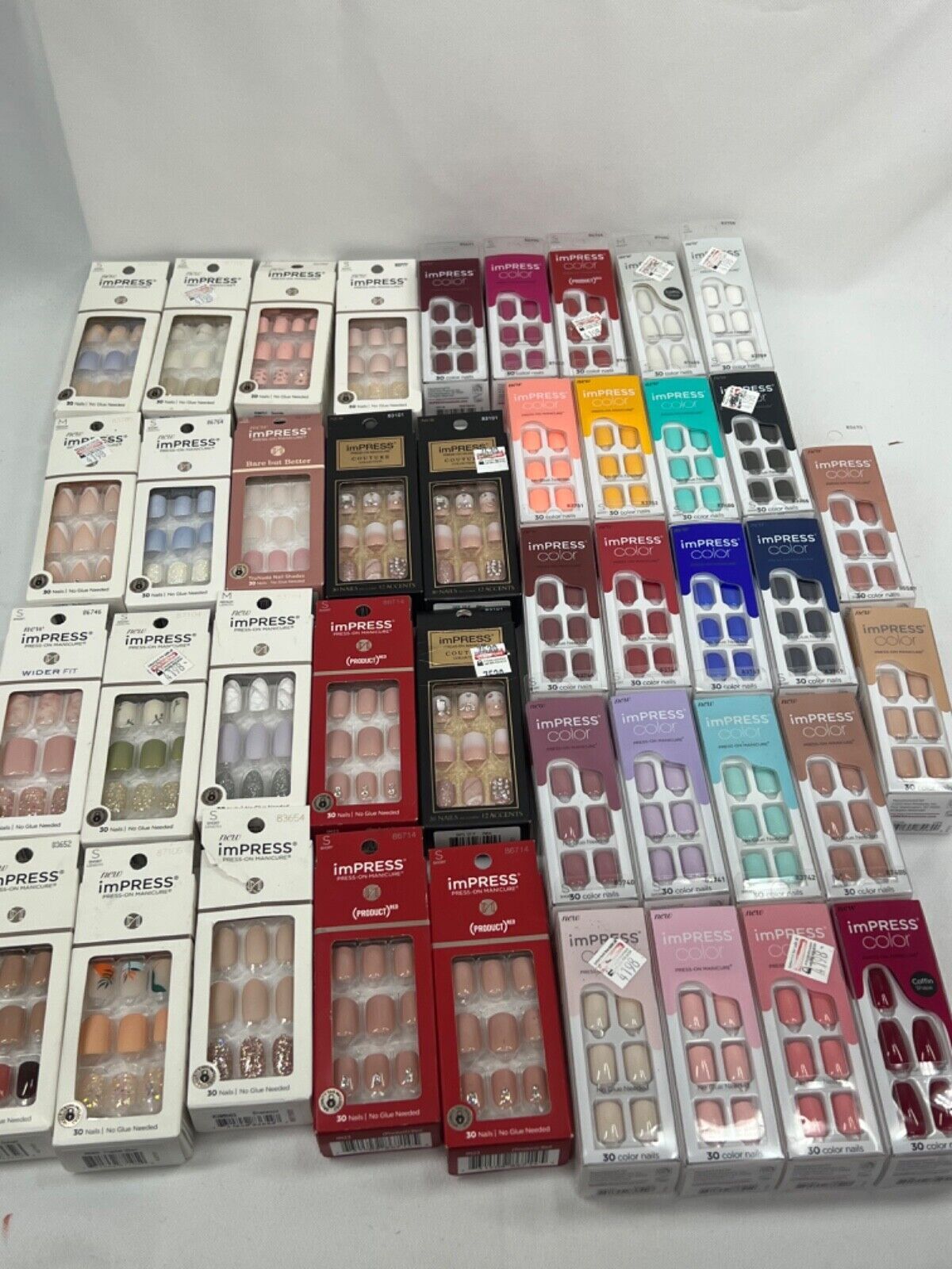 A Kiss Impress Press On Nails Manicure Pedicure U CHOOSE BuyMoreSave+CombineShip