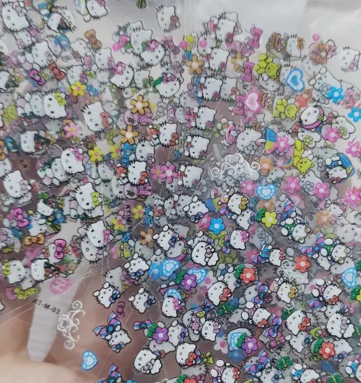 3D Nail Art Stickers – 5 random Sheets