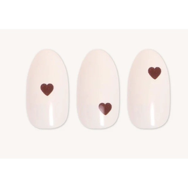 Olive & June The Instant Mani Press-On Nails Vampy Heart Medium Round 42ct NIB