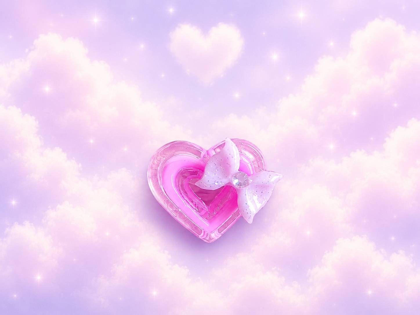 Japanese Handmade Kawaii Heart 3D Resin Nail Charms for Nail Art