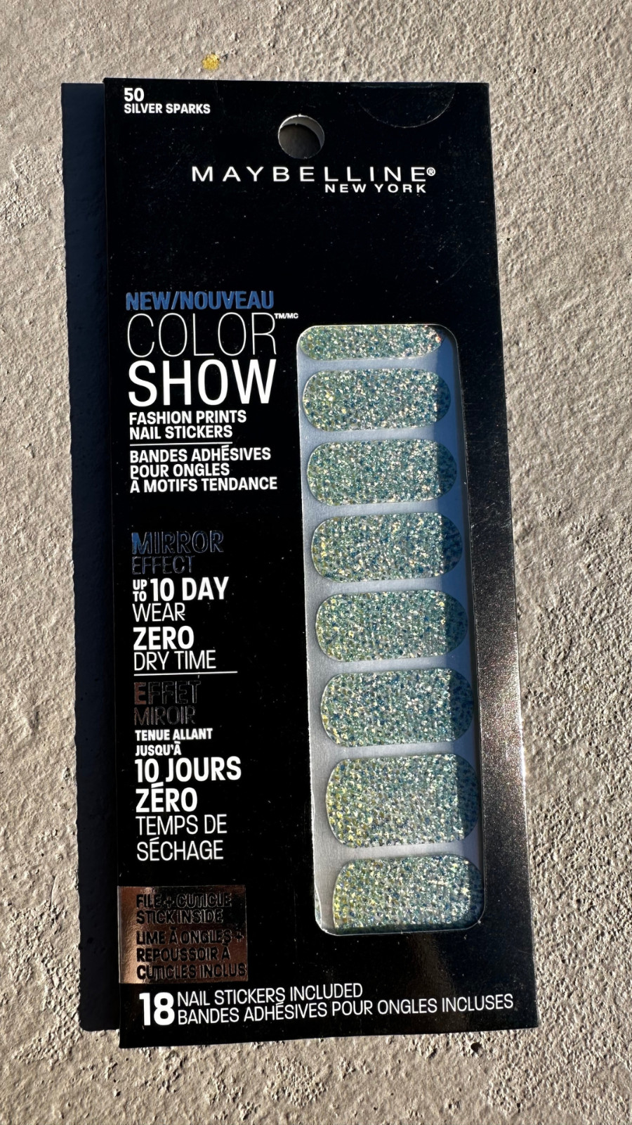 BUY 2 GET 1 FREE (Add All 3) Maybelline Color Show Fashion Prints Nail Stickers