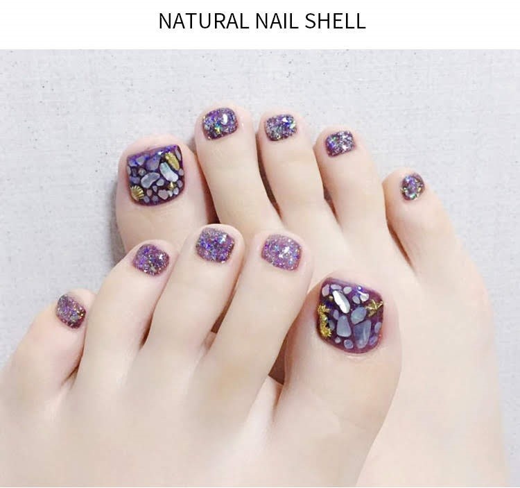 4g 3D Nail Art Sea Shell Flake Mermaid Abalone Sequins Powder Glitter Decoration
