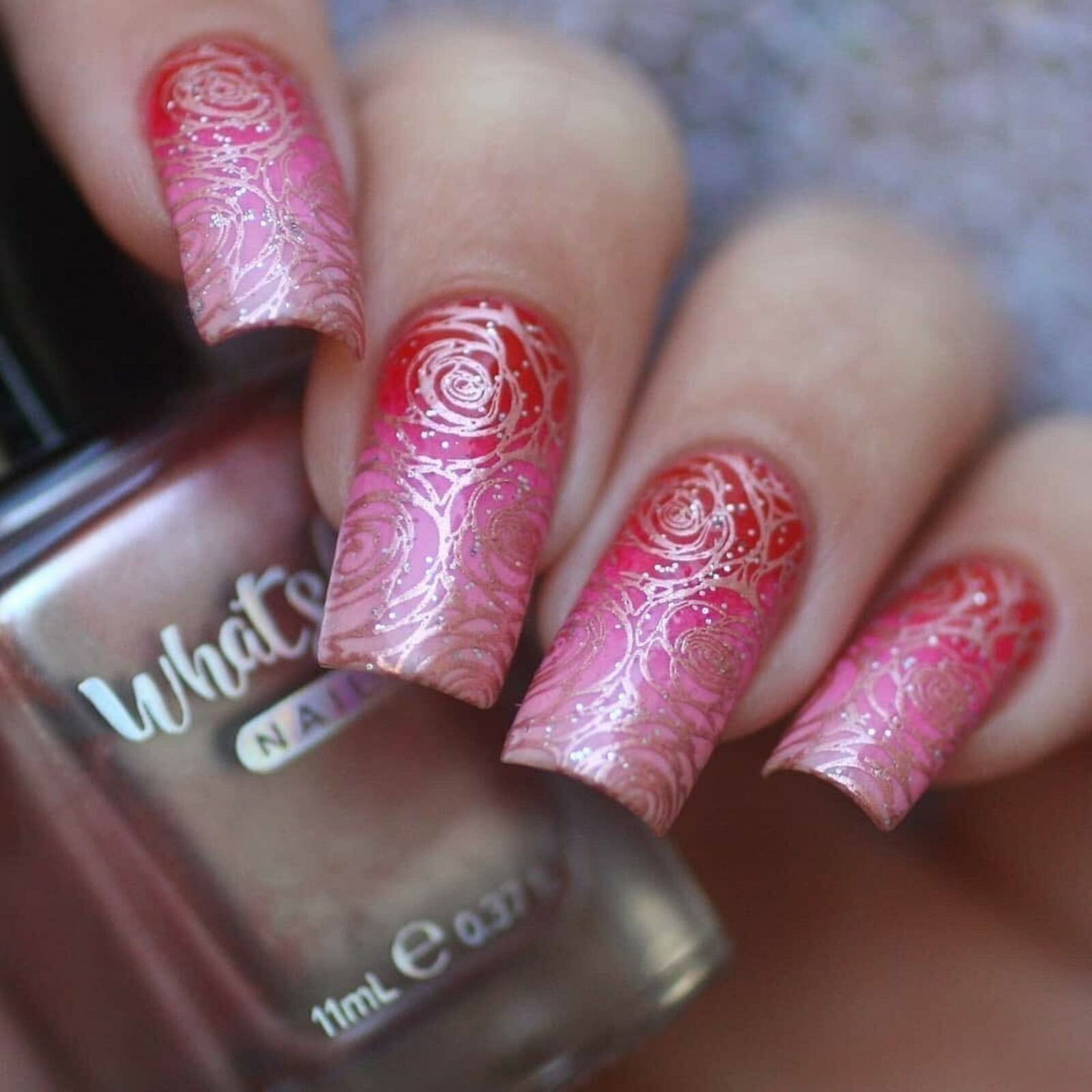 Roses are Gold Stamping Polish (Rose Gold), Nail Polish for Nail Art