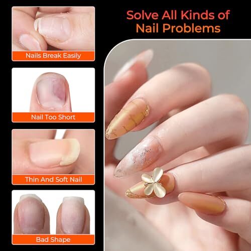 Short Almond Nail Tips 240PCS Half Matte Soft Gel Half Matte Almond Nail Tips