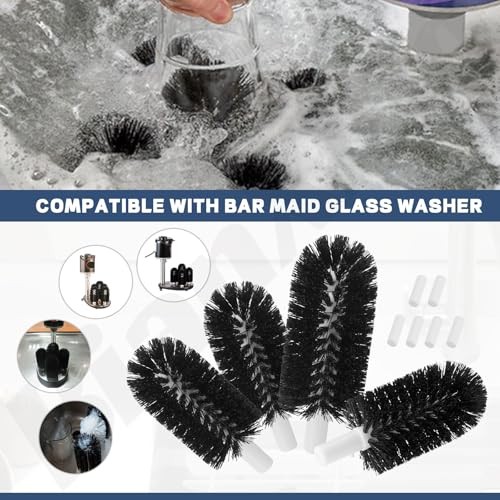 Glass Washer Replacement Brush Set Part BRS-1722 for Bar Maid Glass Washer SS