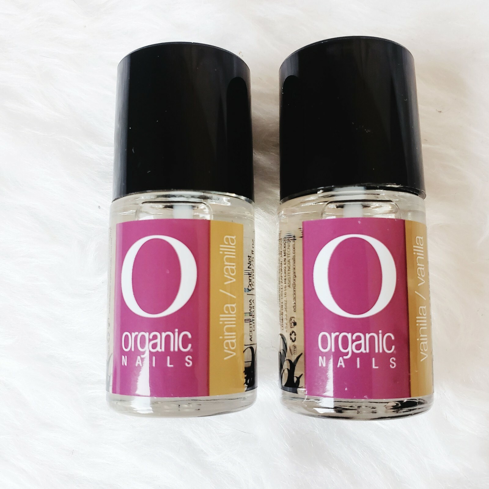 2 Pk Organic Nails Cuticle Oil Vanilla 15 ml. c/u Aceite de Cutícula Vainilla