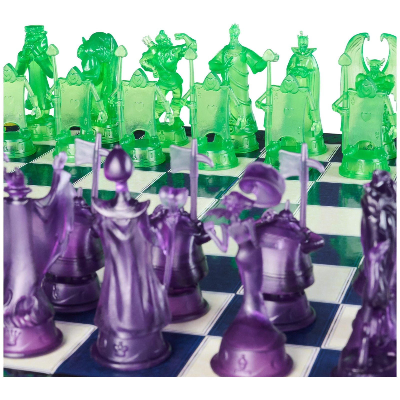 Spin Master Games, Disney Villains Chess Set for Adults & One Size, Green