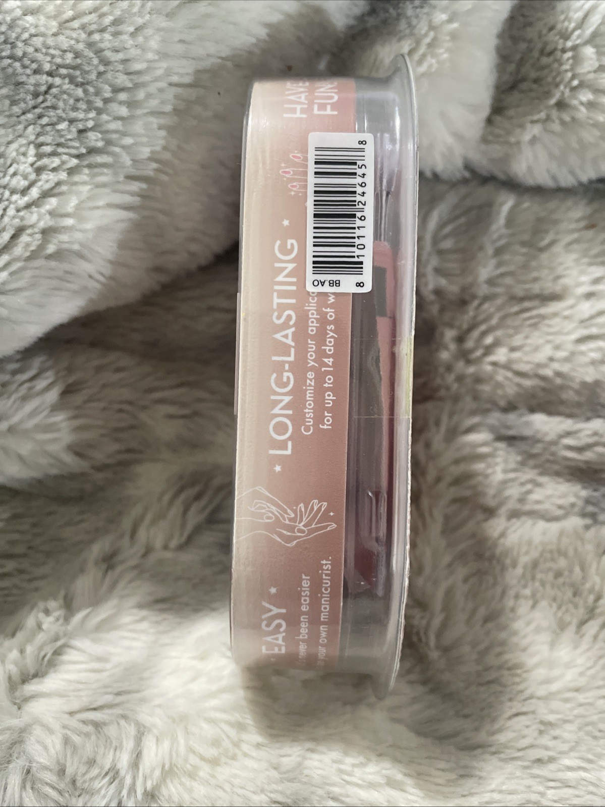 Olive & June Instant Mani Press-On Nails Oval Medium Rose Gradient Shimmer