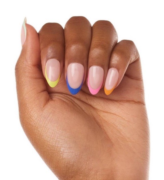 Glamnetic Reusable Press On Nails SPRINKLES 24 Nails, Glue, File, Stick, Alcohol