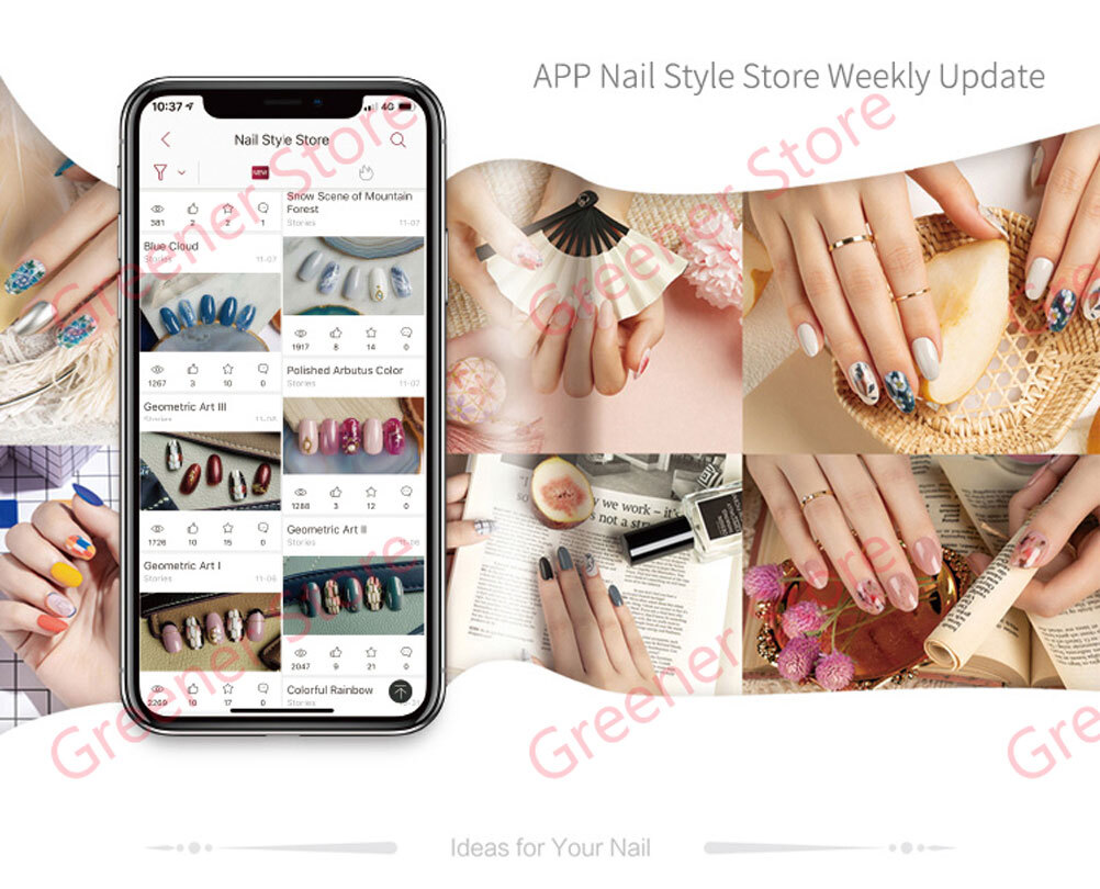 Smart 3D Professional Nail Printer Mobile App Nail Art Machine Salon Home DIY