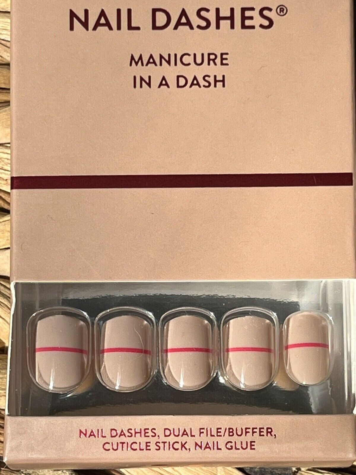 Red Aspen Reusable Nail Dashes, Pop On Short, Lynnell’s Hot Line