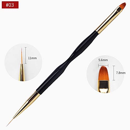Artdone 31pc Nail Art Brush & Dotting Tool Set for Gel Polish Designs