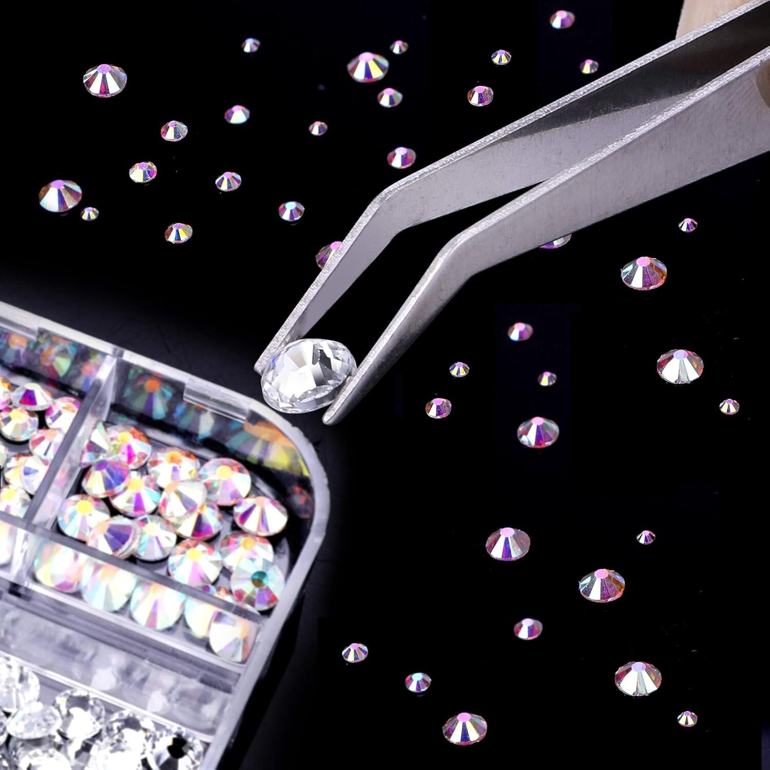 3000 diamantes de imitación para manualidades, diamantes de imitación AB