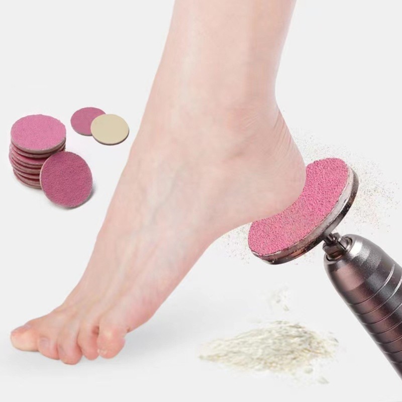 50x Practical Replaceable Sandpaper Discs for Dead Skin Removal Dry-Skin Removal