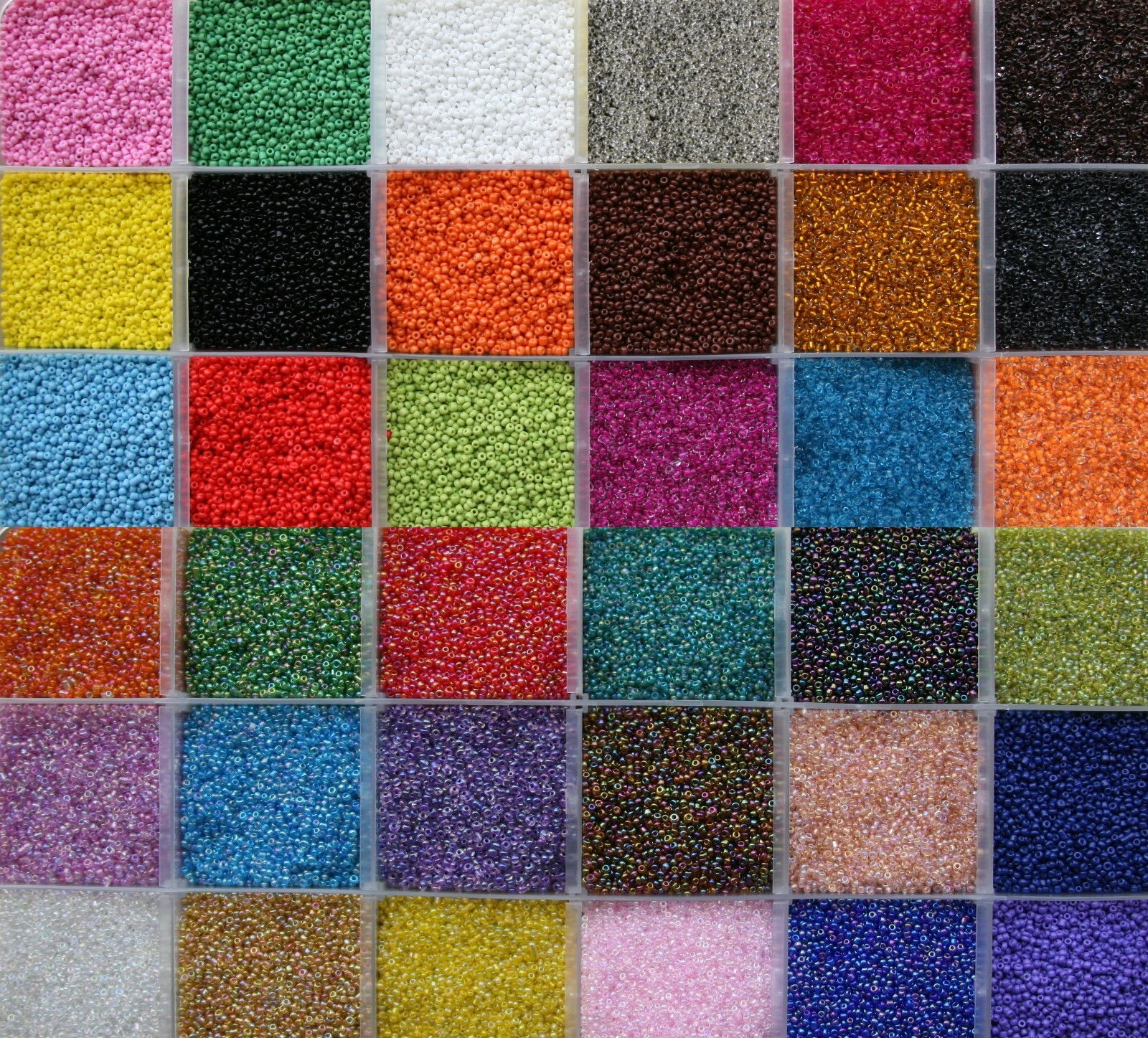 15g / 1000pcs Jewelry Making 84 kinds around 2mm Glass Seed beads (29-53 kinds)