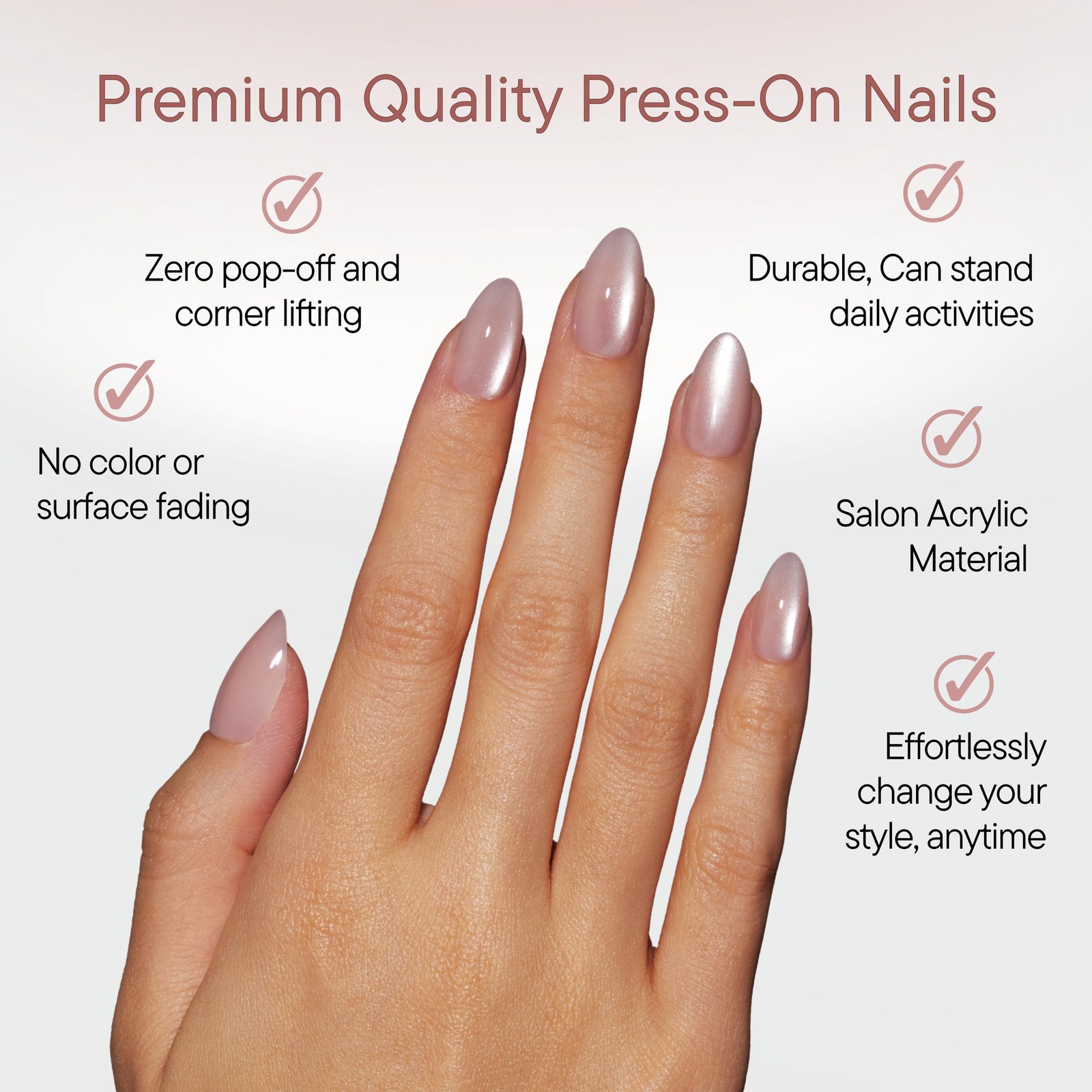 Celebritips Almond Press Ons She Wears Crystals