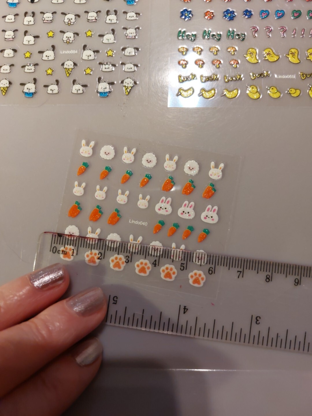 5 X Small Sheets Of Cute Nail Art Stickers (Dn223) New