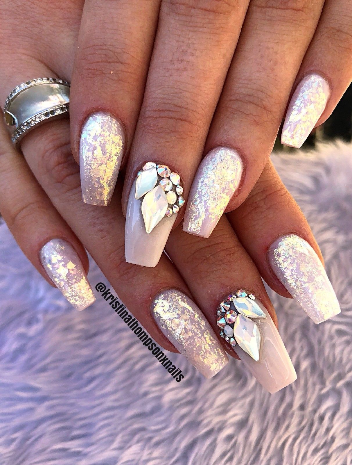 AURORA CHAMELEON FLAKES NAIL POWDER AB Unicorn MIRROR Effect RAINBOW Nails (AF5)