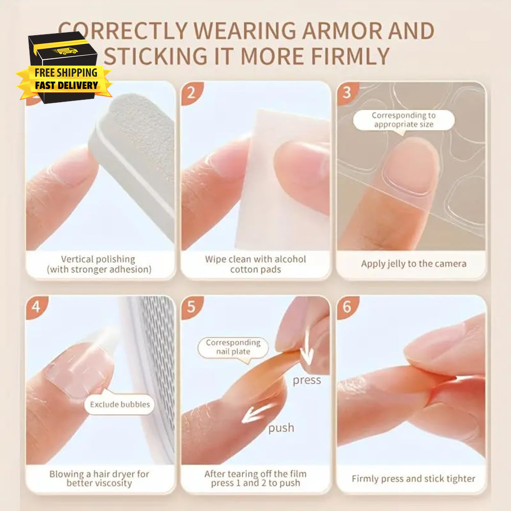 24Pcs Christmas Short Press on Nails – Square Fake Acrylic False Nails with Cute