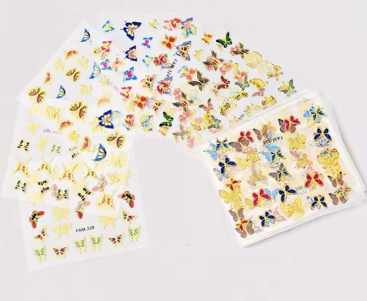 Nail Stickers 24 Sheet LOT FREE Shipping For Girls And Women