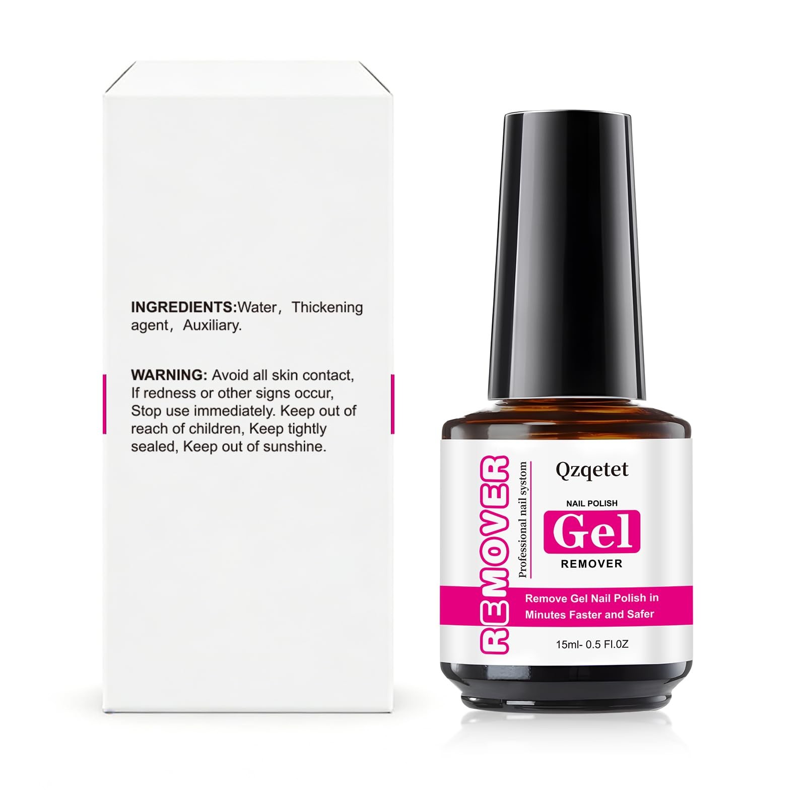 Qzqetet Gel Nail Polish 0.5 Fl Oz (Pack of 1), Remover & Tools