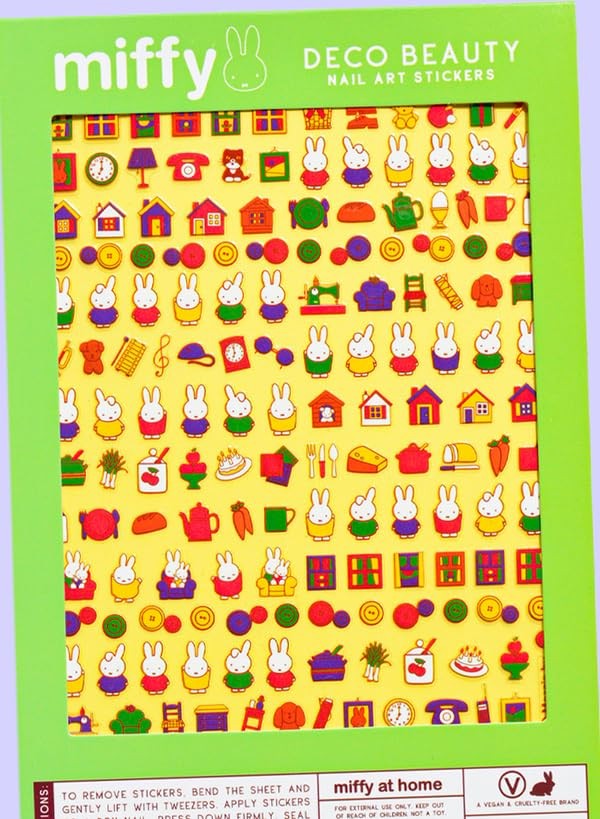 Miffy at Home -Super Thin & Easy-to-Apply Nail Art with The Cutest Designs