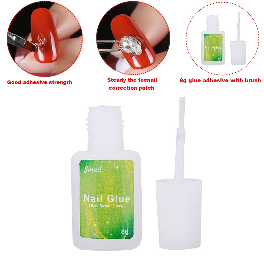 8g Ingrown Toenail Correction Glue Pedicure Toe Nail Patch Adhesive Foot Care Y